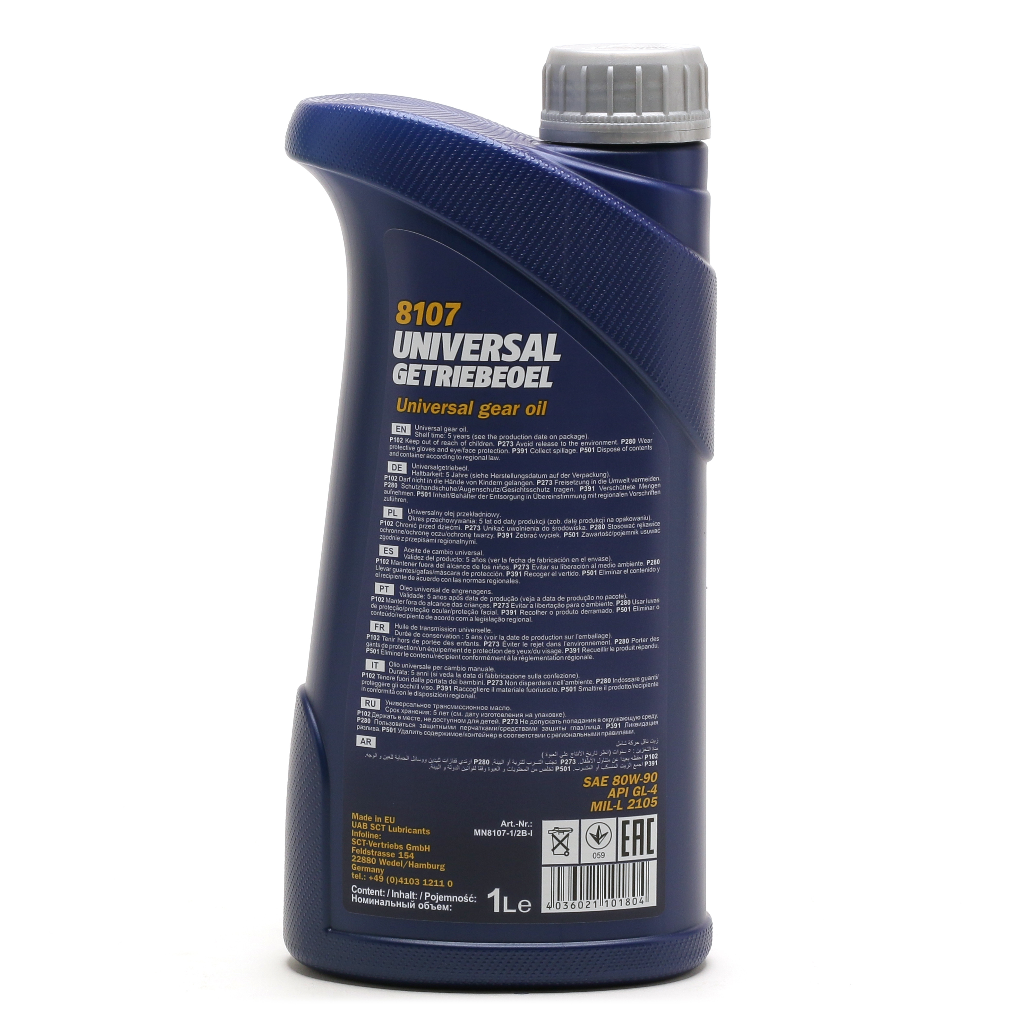 Mannol 8107 Universal 80W-90 Getriebeöl 1l Flasche